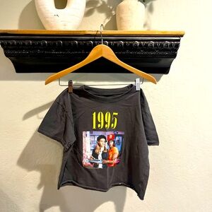 90s Clueless Cropped box T shirt for Youth Girls/Teen Girls